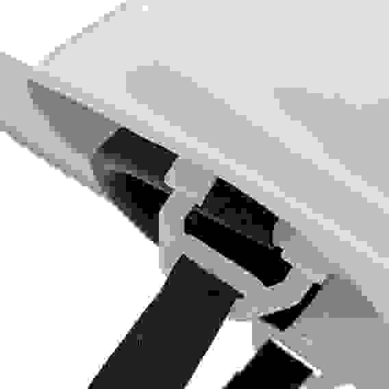 Каска защитная ударопрочная, ABS/PC, плавная регулировка, модель «Форвард» (К-05),белая// Denzel