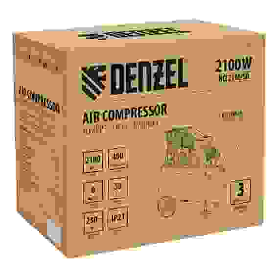 Компрессор Denzel BCI 2100/50 рем. привод 2,1 кВт, 50 литров, 400 л/мин
