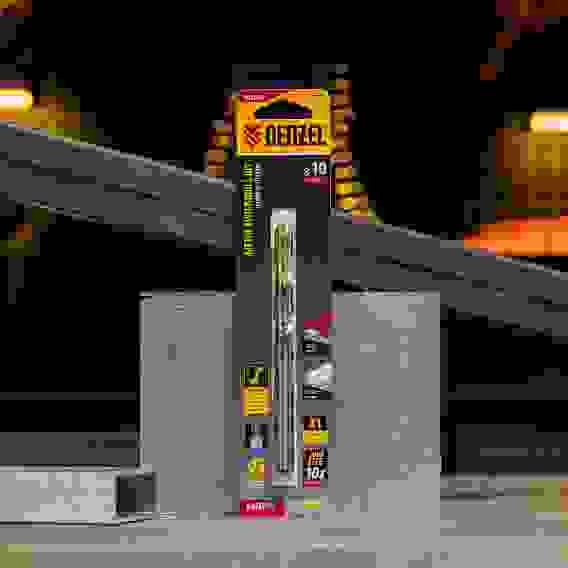 Сверло спиральное по металлу 10 x 133мм, Р6М5, Golden Tip // Denzel