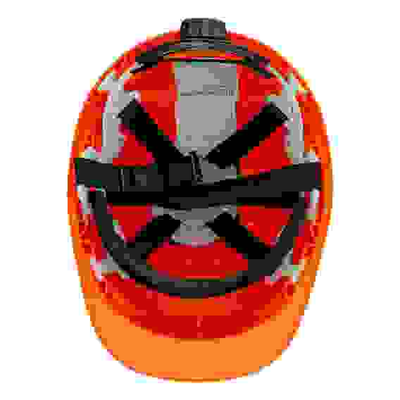 Каска защитная ударопрочная, ABS/PC, плавная регулировка, модель «Форвард» (К-05),оранж.// Denzel