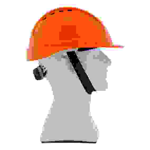 Каска защитная ударопрочная, ABS/PC, плавная регулировка, модель «Форвард» (К-05),оранж.// Denzel