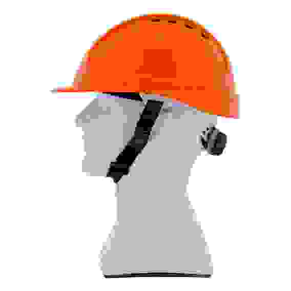 Каска защитная ударопрочная, ABS/PC, плавная регулировка, модель «Форвард» (К-05),оранж.// Denzel