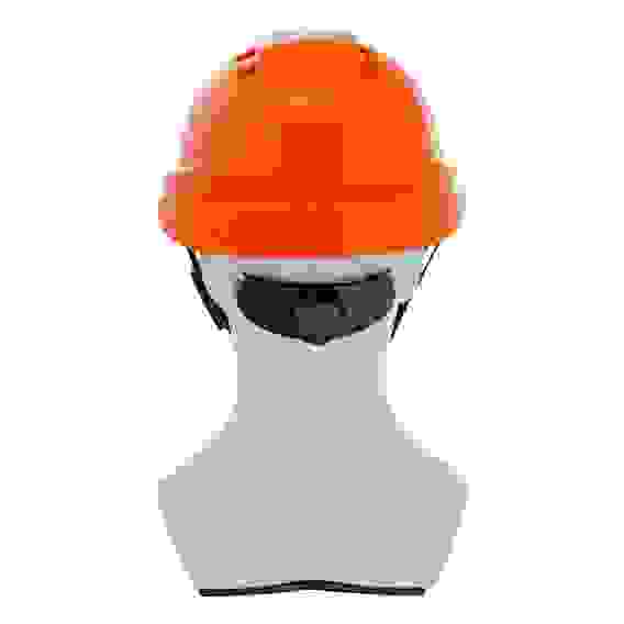 Каска защитная ударопрочная, ABS/PC, плавная регулировка, модель «Форвард» (К-05),оранж.// Denzel