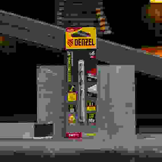 Сверло спиральное по металлу 6 x 93мм, Р6М5, Golden Tip // Denzel