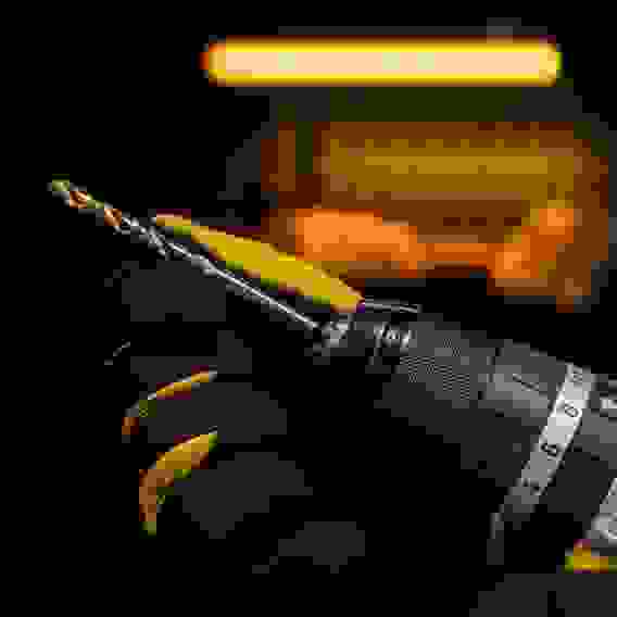 Сверло спиральное по металлу 6 x 93мм, Р6М5, Golden Tip // Denzel