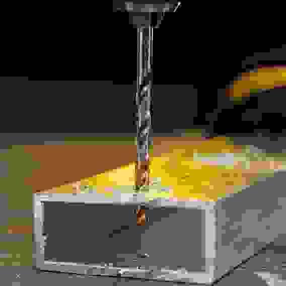 Сверло спиральное по металлу 5 x 86мм, Р6М5, Golden Tip // Denzel