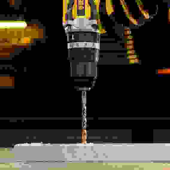 Сверло спиральное по металлу 7,0 x 109мм, Р6М5, Golden Tip // Denzel