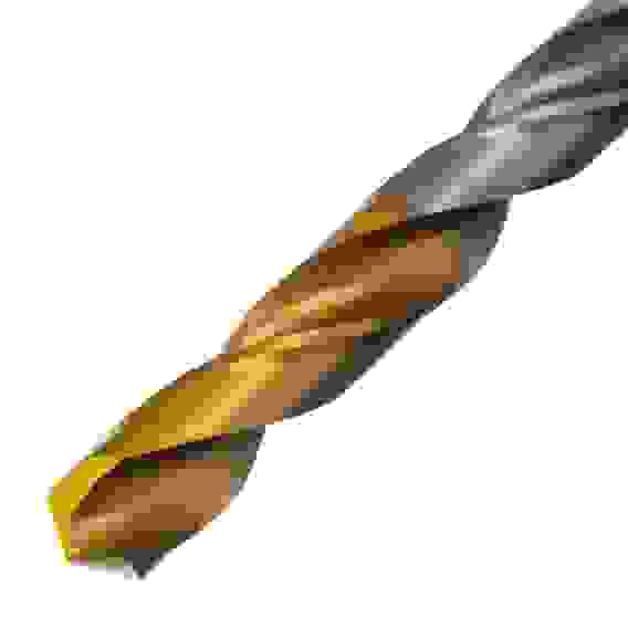 Сверло спиральное по металлу 9 x 125мм, Р6М5, Golden Tip // Denzel