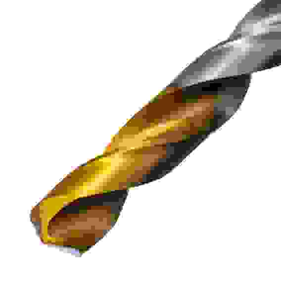 Сверло спиральное по металлу 12 x 151мм, Р6М5, Golden Tip // Denzel