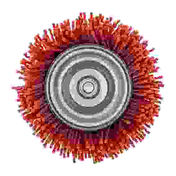 Щетка для дрели, 75 мм, Чашка, со шпилькой, нейлоновая щетина// Denzel