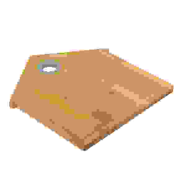 Доска разделочная, бамбук, силикон, 19.6х21х0.9см VETTA