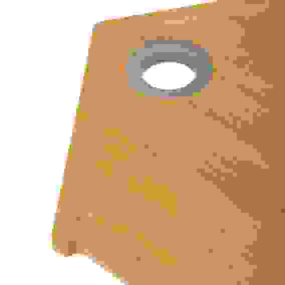 Доска разделочная, бамбук, силикон, 19.6х21х0.9см VETTA