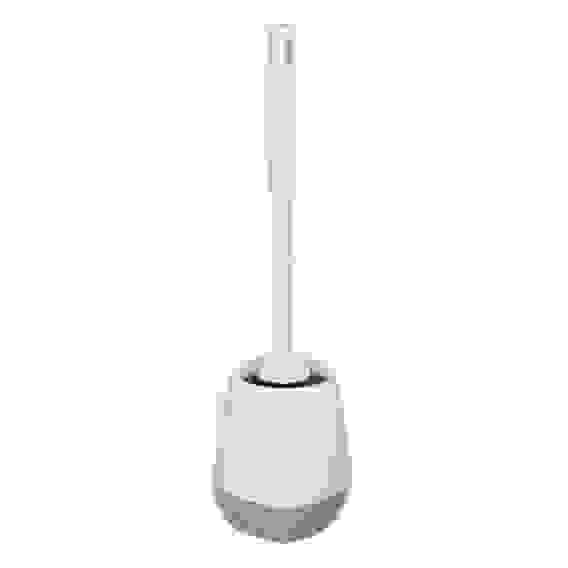 Ёрш для туалета силиконовый с возможностью крепления на стену, полипропилен, d10х42см VETTA