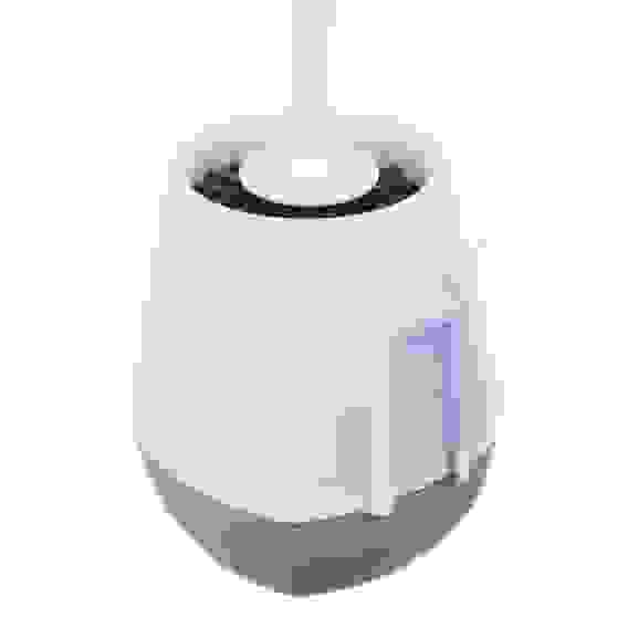 Ёрш для туалета силиконовый с возможностью крепления на стену, полипропилен, d10х42см VETTA