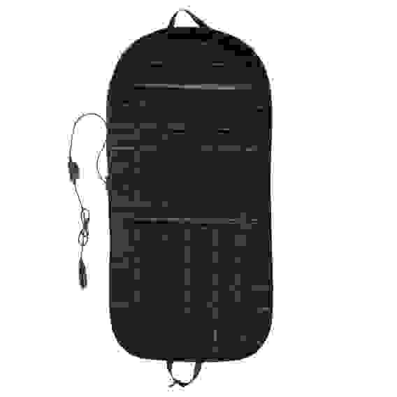 Накидка с подогревом, 12В, регулятор, 95x50 см, провод 130 см, черный ЕРМАК