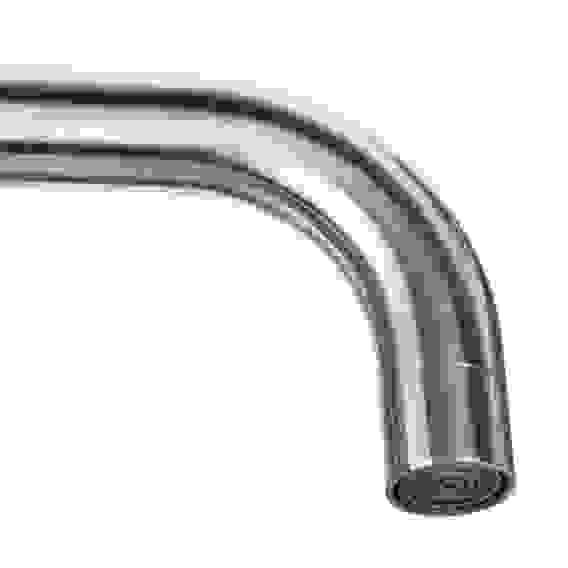 Смеситель для кухни, поворотный излив 30см, керам. картридж 35мм, нерж. сталь, SS01-G132 СоюзКран