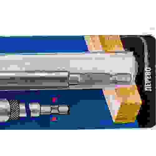 Удлинитель с быстросъемным устройством для перовых сверл 300 мм, хвостовик HEX 1/4″, ЗУБР