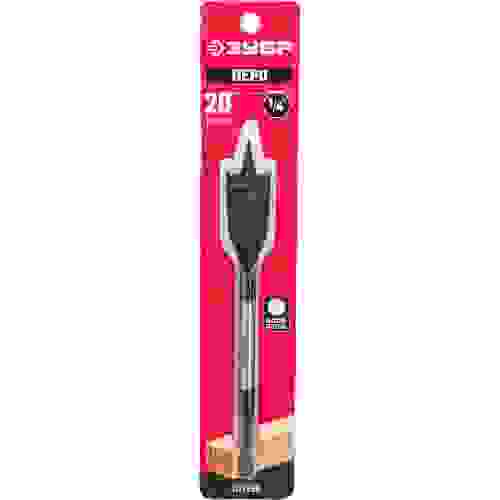 Сверло по дереву с боковыми подрезателями, перовое, 20 x 152 мм, ЗУБР