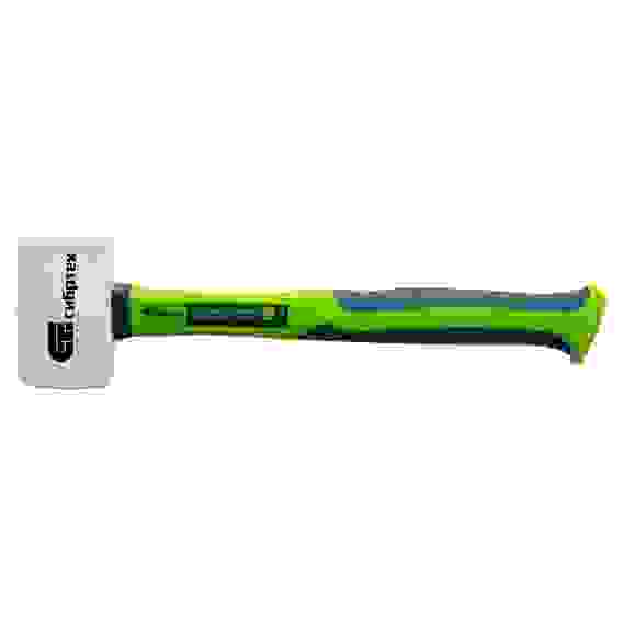 Киянка резиновая, 225г, белая резина, фибергласовая рукоятка// Сибртех