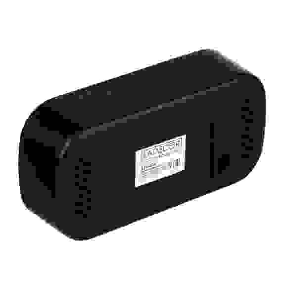 Будильник электронный, 13x6,5x3,5 см, USB/3xAAA, пластик, цвет корпуса черный