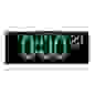 Будильник электронный, 17,5x7x2,5см, USB/3xAAA, пластик, цвет корпуса черный
