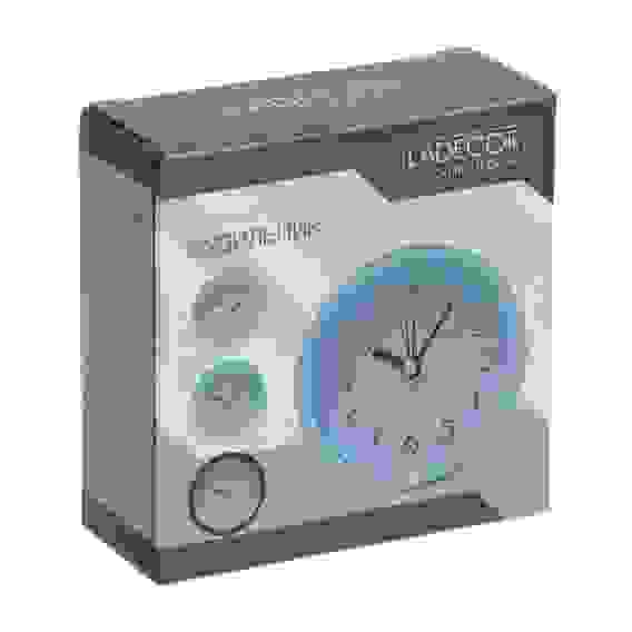 CHRONO Будильник, 10x4x10 см, 1*АА, пластик, 4 цвета, арт.2 LADECOR