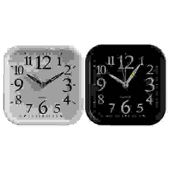 CHRONO Будильник, 9,6x9,6x4см, 1*АА, пластик, 2 цвета LADECOR