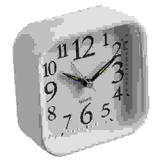 CHRONO Будильник, 9,6x9,6x4см, 1*АА, пластик, 2 цвета LADECOR