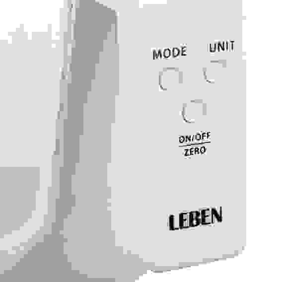 Весы кухонные электронные, LEBEN кувшин 1л, макс. нагрузка до 5кг (точн. измер. 1гр), LCD-дисплей