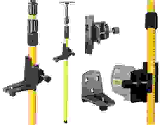 Штатив-штанга для лазерного уровня (H-3.0м. распорная алюмин.для установки уровня)