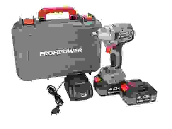 Гайковерт акк. ProfiPower MKDTW-20B бесщет. (Li-ion-2шт, 4.0Ач, 330Нм, З/У, кейс