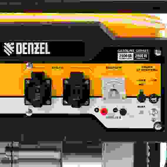 Генератор бензиновый Denzel PS-25, 2,5 кВт, 230В, 15л, ручной стартер