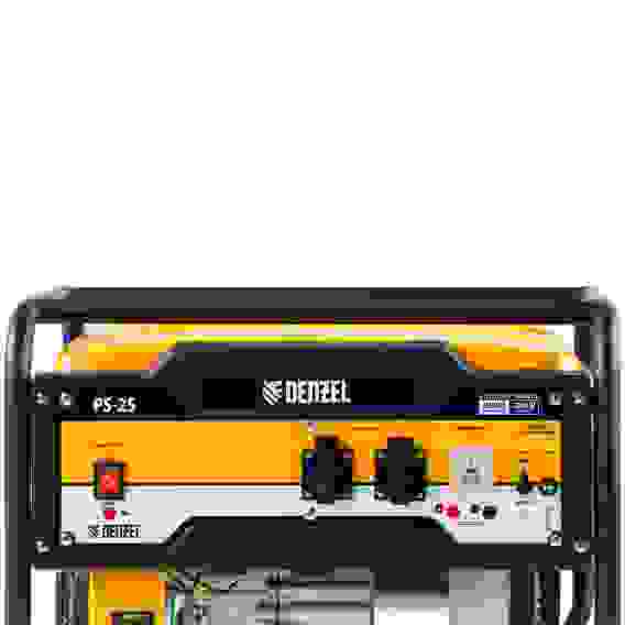 Генератор бензиновый Denzel PS-25, 2,5 кВт, 230В, 15л, ручной стартер
