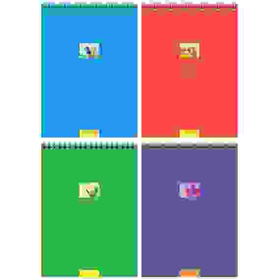 Блокнот А6 40л. на гребне &quot;Монохром&quot; BG