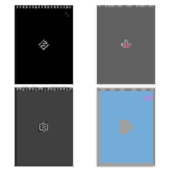 Блокнот А5 40л. на гребне "Моноколор. Классика" BG