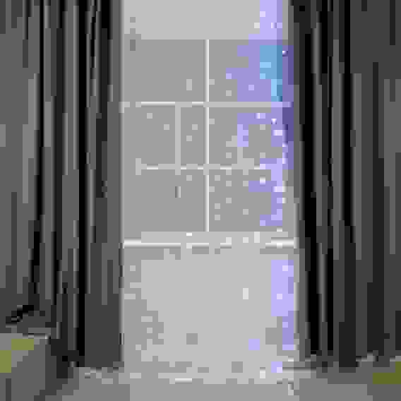 ЗАНАВЕС ROSA. IP20, Ш:2.8 м, В:3 м, Н.СБ. LED(1608)-300-5V, крючки, мерцает, БЕЛЫЙ 6074031