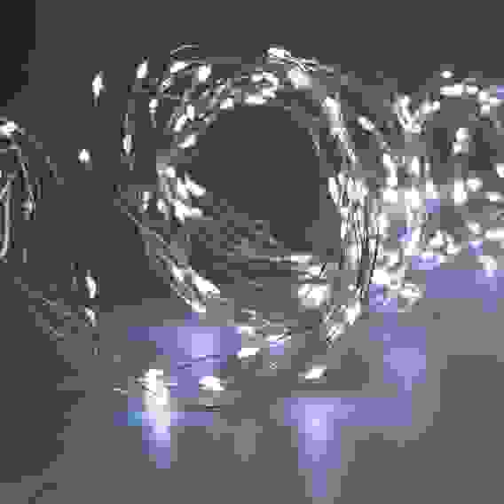 ЗАНАВЕС ROSA. IP20, Ш:2.8 м, В:3 м, Н.СБ. LED(1608)-300-5V, крючки, мерцает, БЕЛЫЙ 6074031