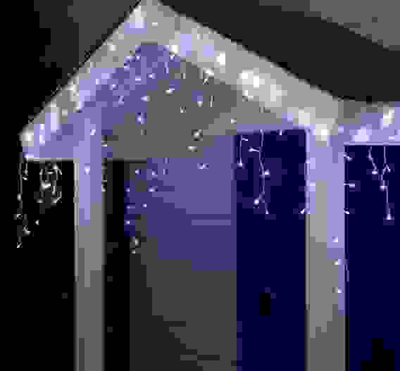 БАХРОМА ECO. IP44, Ш:4м, В:0.6м, Н.С. LED-180/60-220V, мерцание, БЕЛЫЙ 3584219