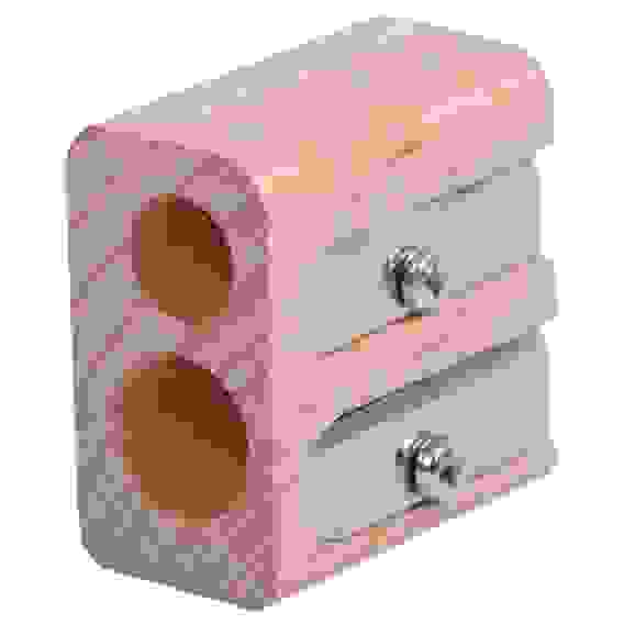 Точилка деревянная &quot;Green Series&quot;, 2 отверстия, в индивидуальной коробке, с европодвесом Berlingo