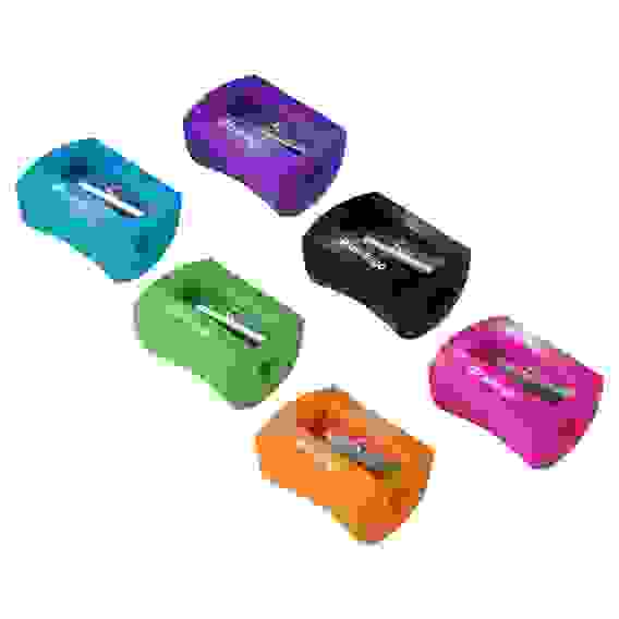 Точилка пластиковая &quot;City Style&quot; 1 отверстие, ассорти Berlingo