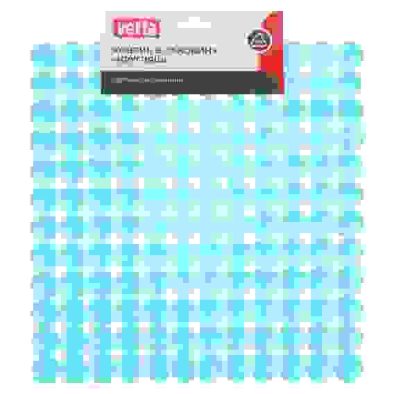 Коврик в раковину противоскользящий "Кругляш", 27x27см, 28х28см, 4 цвета VETTA