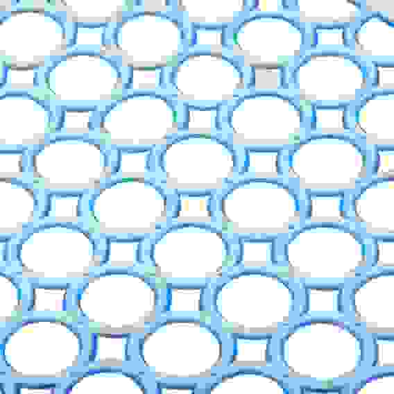 Коврик в раковину противоскользящий "Кругляш", 27x27см, 28х28см, 4 цвета VETTA