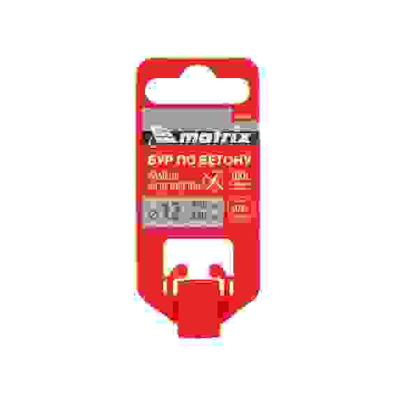 Бур SDS PLUS 12х400мм c крестовой пластиной по бетону // MATRIX