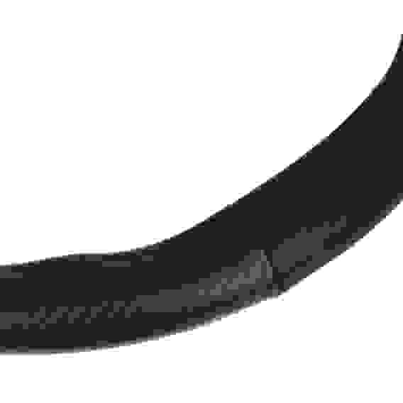 Оплетка руля, экокожа, Карбон - А, черная с черными вставками, размер М ЕРМАК