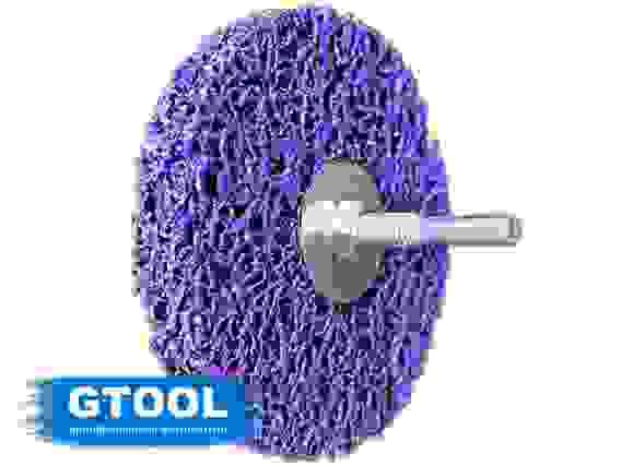 Зачистной круг CD фиолетовый 100*6мм на шпинделе GTOOL