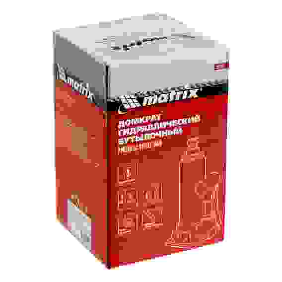 Домкрат гидравлический бутылочный, 3 т, h подъема 178-343 мм// Matrix