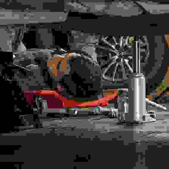 Домкрат гидравлический бутылочный, 3 т, h подъема 178-343 мм// Matrix