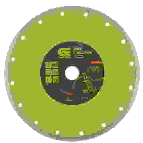 Диск алмазный отрезной сплошной, 230 х 22,2 мм, мокрая резка// Сибртех