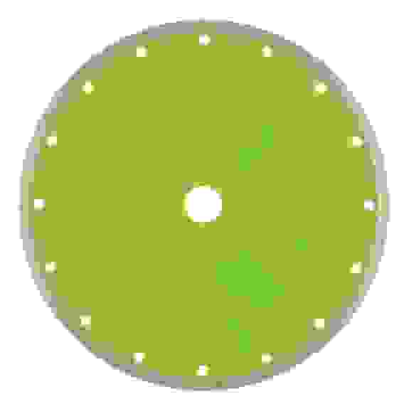 Диск алмазный отрезной сплошной, 230 х 22,2 мм, мокрая резка// Сибртех