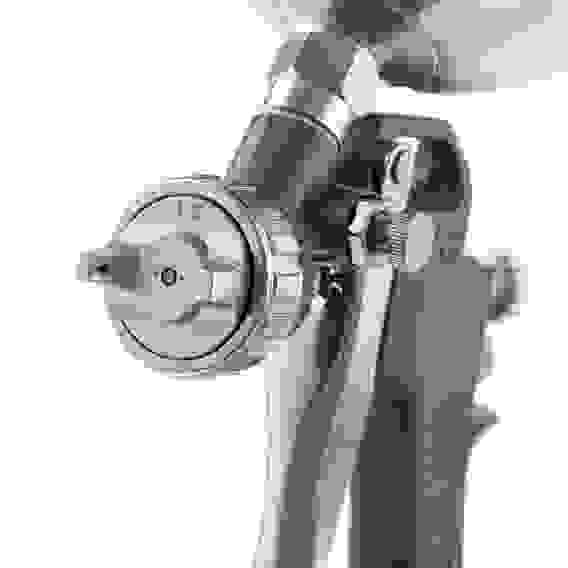 Краскораспылитель пневмат. с верхним бачком V=1,0 л, сопла диаметром 1.2, 1.5 и 1.8 мм// Matrix